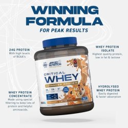 Applied Nutrition Critical Whey Protein Powder 24g Protein Per Serving