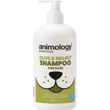 Animology Essentials Olive and Walnut Dog Shampoo 500ml Gentle Daily Cleanser