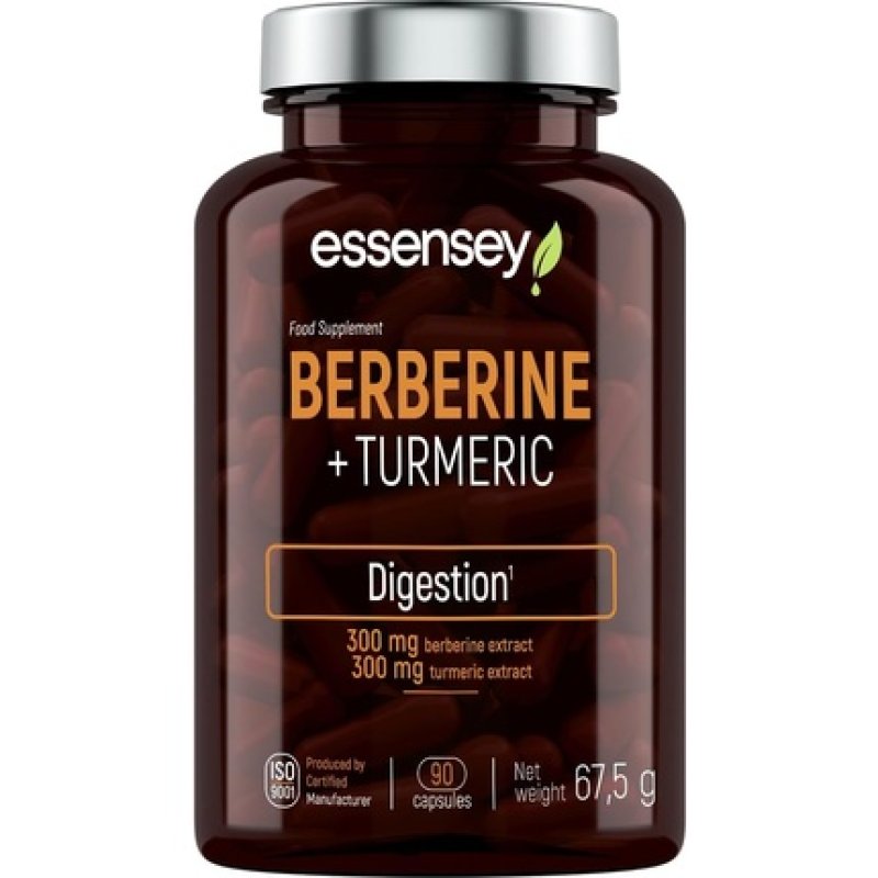 Essensey Berberine Turmeric Supplement 90 Capsules 300mg