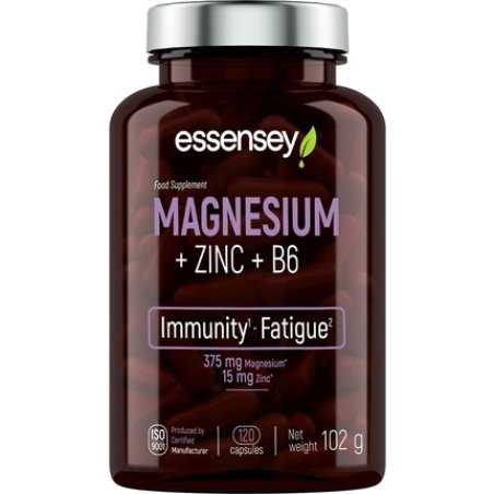 Essensey Magnesium Zinc Vitamin B6 Complex - Magnesium Supplements for Immune Support