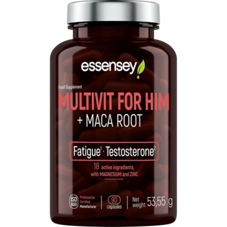 Essensey Multivit For Him with Maca Root - Energy, Vitality, and Immune Support