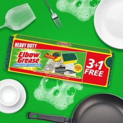 Elbow Grease® Hand Grip Scourer 4pk