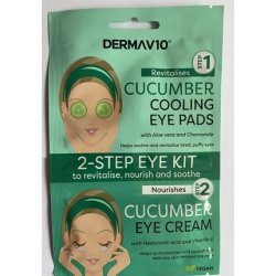 Cucumber Cooling Eye Pads with Aloe Vera Soothing Vegan Eye Cream