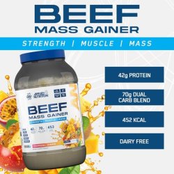 Applied Nutrition Beef Mass Gainer Protein Powder 42g Beef Protein Isolate