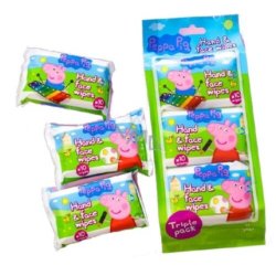 Peppa Pig Hand and Face Wipes 10 Wipes