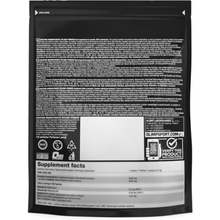 Olimp Creatine Monohydrate Xplode Powder with Sodium 500g Orange
