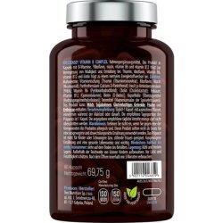 Essensey Vitamin B Complex with 11 Active Ingredients including Biotin and Folic Acid