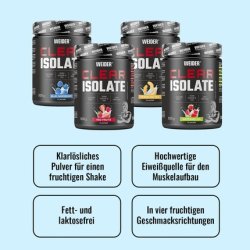 Weider Clear Whey Isolate Fruity Protein Isolate with High Protein Content