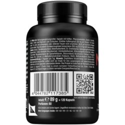 Weider Meta Cut Caps with Vitamin B6, B12, Niacin, and Choline