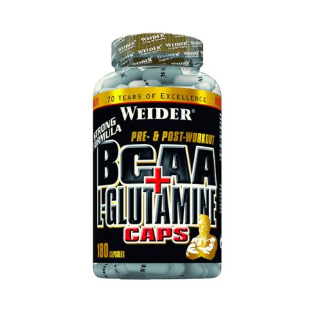 Weider BCAA Glutamine Recovery Strength Endurance 180 Capsules