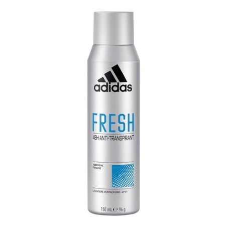 Adidas Fresh Anti-Perspirant Deodorant Spray for Men 48 Hours Dry Protection and Extra-Long Lasting Freshness 150ml