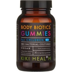 KIKI Health Body Biotics Gummies for Children 4 SBO Probiotics 30 Gummies - Made with Real Fruit