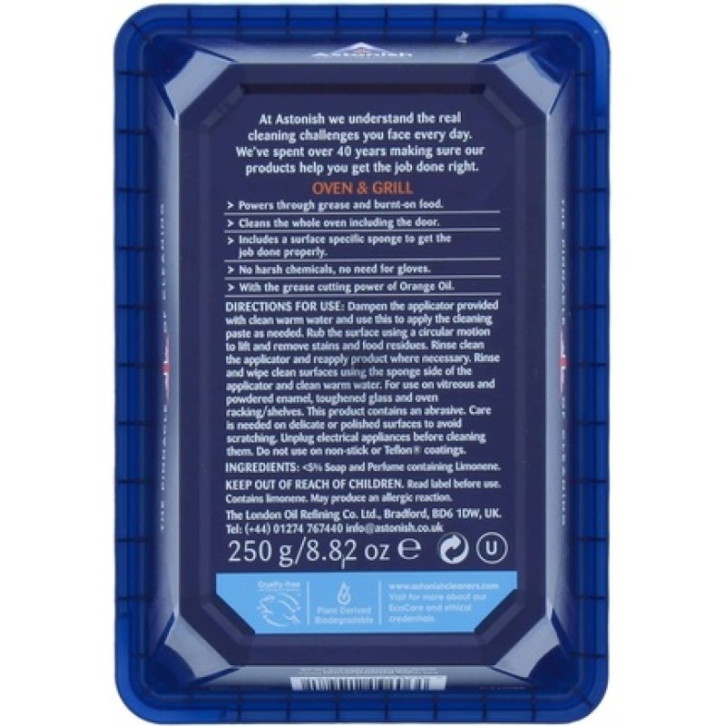 Astonish Specialist Oven & Grill Cleaner Sponge 250g