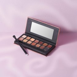W7 Romanced Eyeshadow Palette 12 Natural Pink Nude Colors Flawless Long-Lasting Makeup