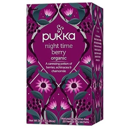 Pukka Herbs Organic Night Time Berry Tea With Chamomile, Lavender And Echinacea