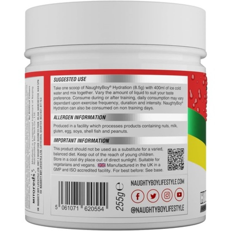 Naughty Boy Hydration Mix Daily Hydration Formula with Over 2400mg