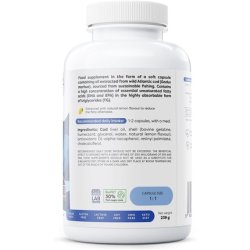 Osavi Norwegian Cod Liver Oil Softgels 1000mg Lemon