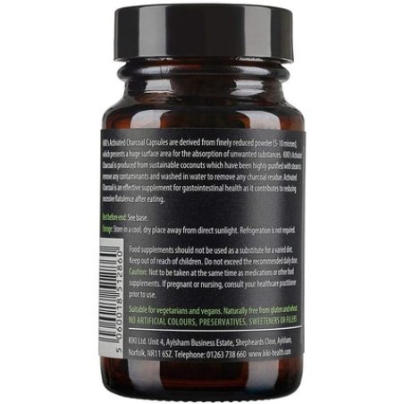 Kiki Health Activated Charcoal 50 Capsules50 Stück