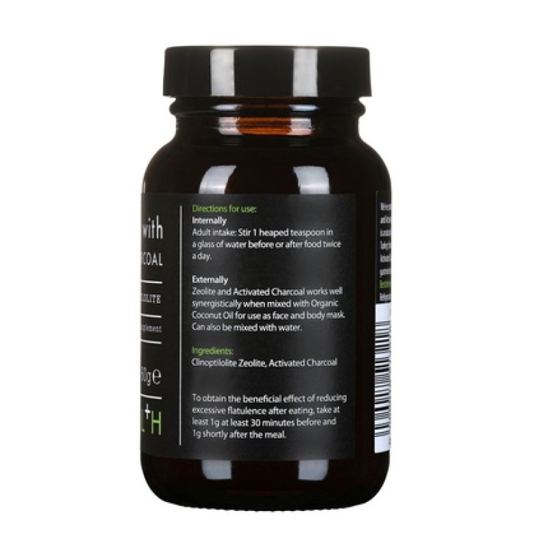 KIKI Health Zeolite with Activated Charcoal Powder 60g