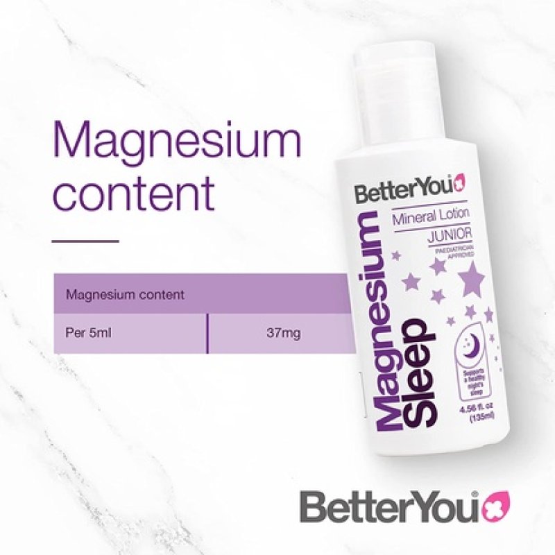 BetterYou Natural Magnesium Sleep Lotion Junior Body Cream 135ml