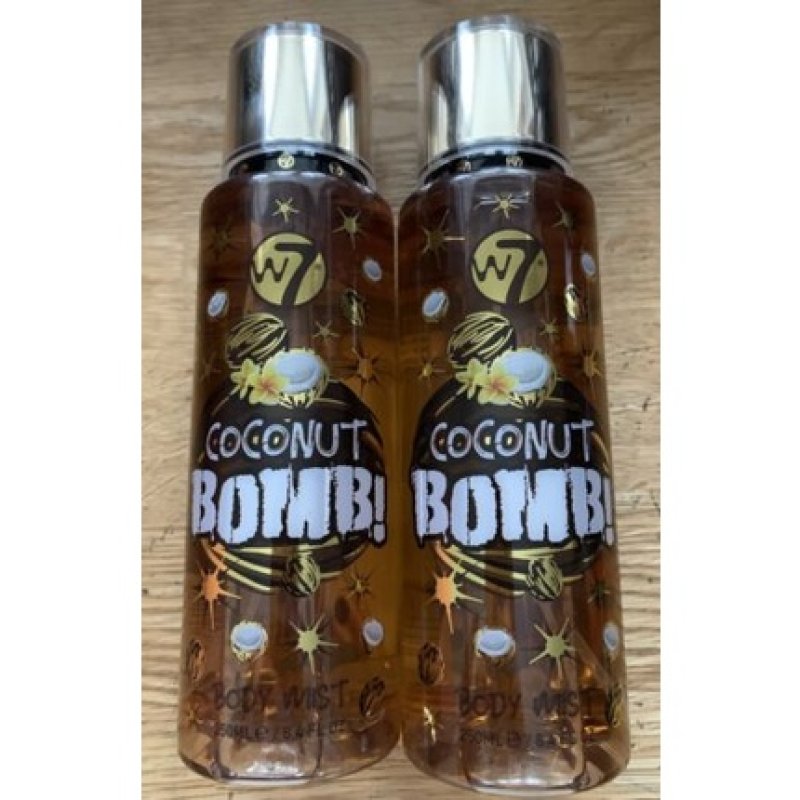 Brand New W7 Fragranced Body Mist Coconut Bomb 250ml