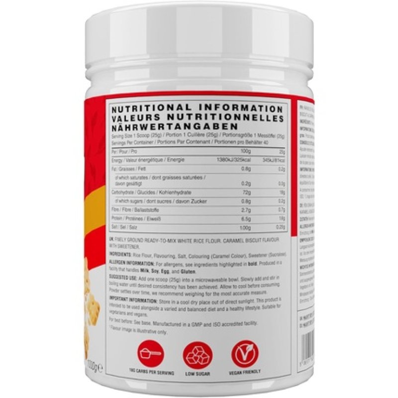 Naughty Boy Cream of Rice Supplement 40 Servings - Clean Carbs