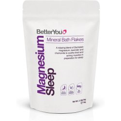 BetterYou Magnesium Sleep Mineral Bath Flakes with Lavender and Chamomile 1kg