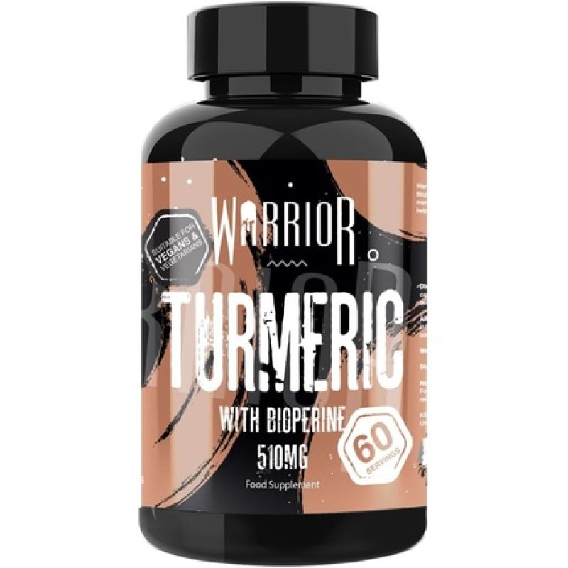 Warrior Turmeric with Bioperine 510mg - 60 V-Caps