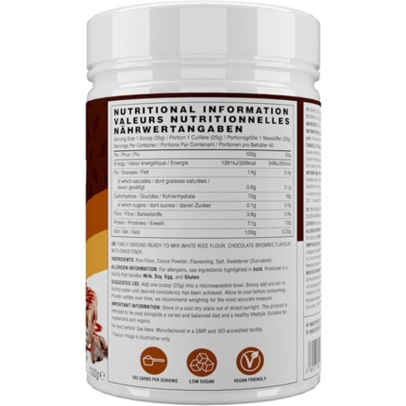 Naughty Boy Cream of Rice Supplement 40 Servings - Clean Carbs