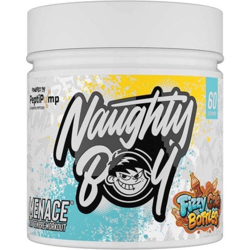 Naughty Boy Menace V2 Preworkout Powder Fizzy Cola Bottles