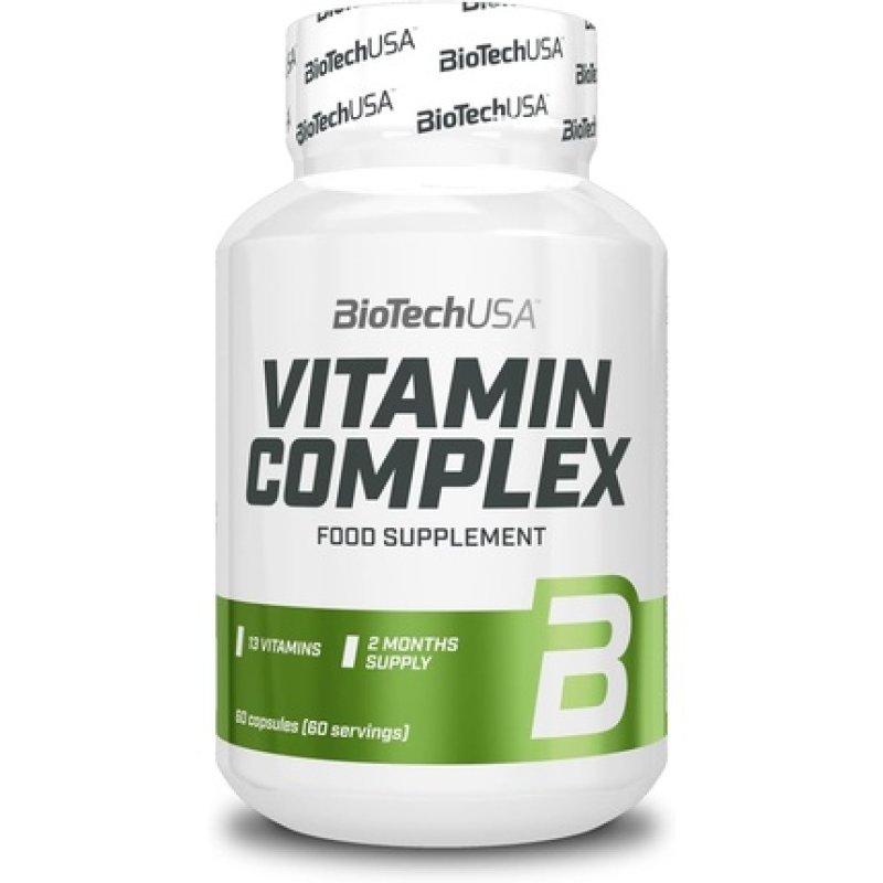 BioTechUSA Vitamin Complex Optimal Multivitamin and Mineral Supplement 60 Capsules