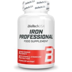 Biotechusa Iron Professional Organic Iron Gluconate with Vitamin C and B12