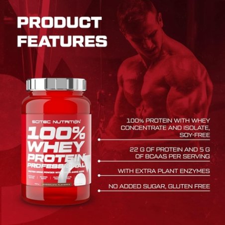 Scitec Nutrition 100% Whey Protein Professional with Extra Key Aminos