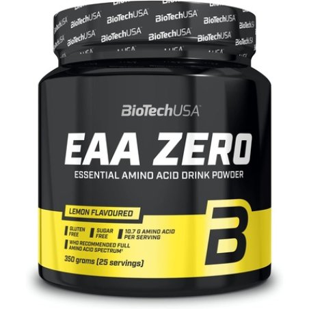 BiotechUSA EAA Zero 350g Essential Amino Acids BCAA Lemon