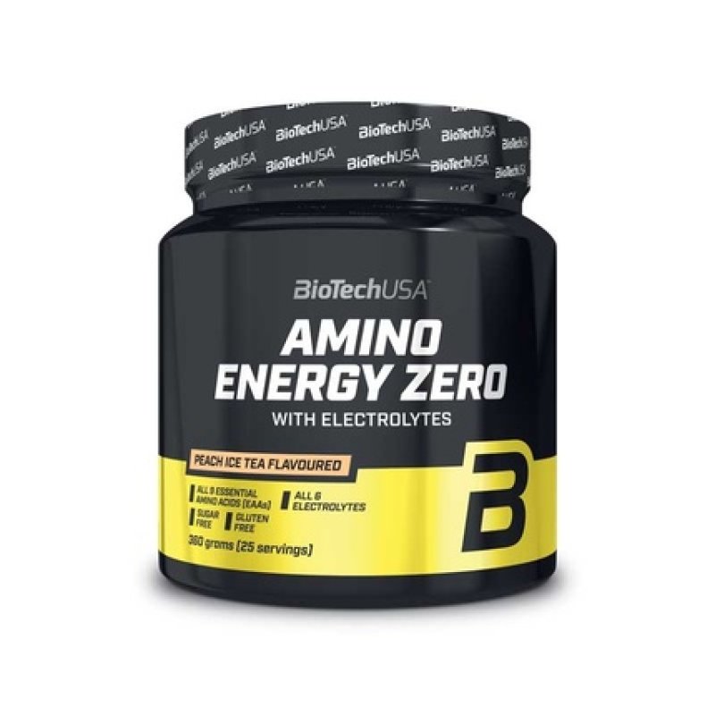 Biotech Usa Amino Energy Zero With Electrolytes Peach Flavor Powder 360g