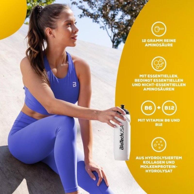 Biotechusa Liquid Amino Flavored Dietary Supplement with 12g