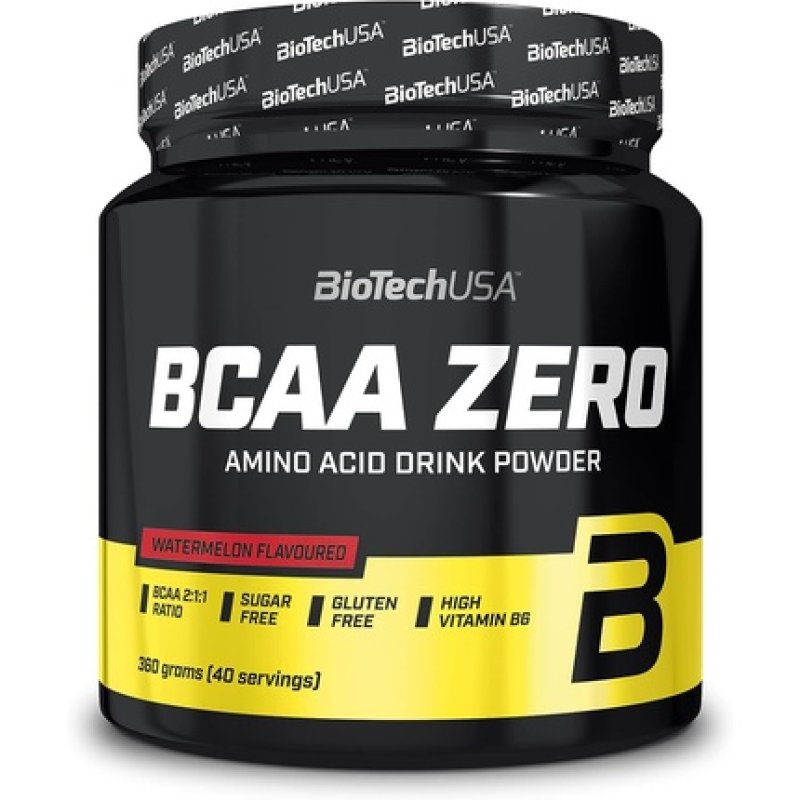 BioTechUSA BCAA Zero Essential Amino Acid Powder 360g Watermelon