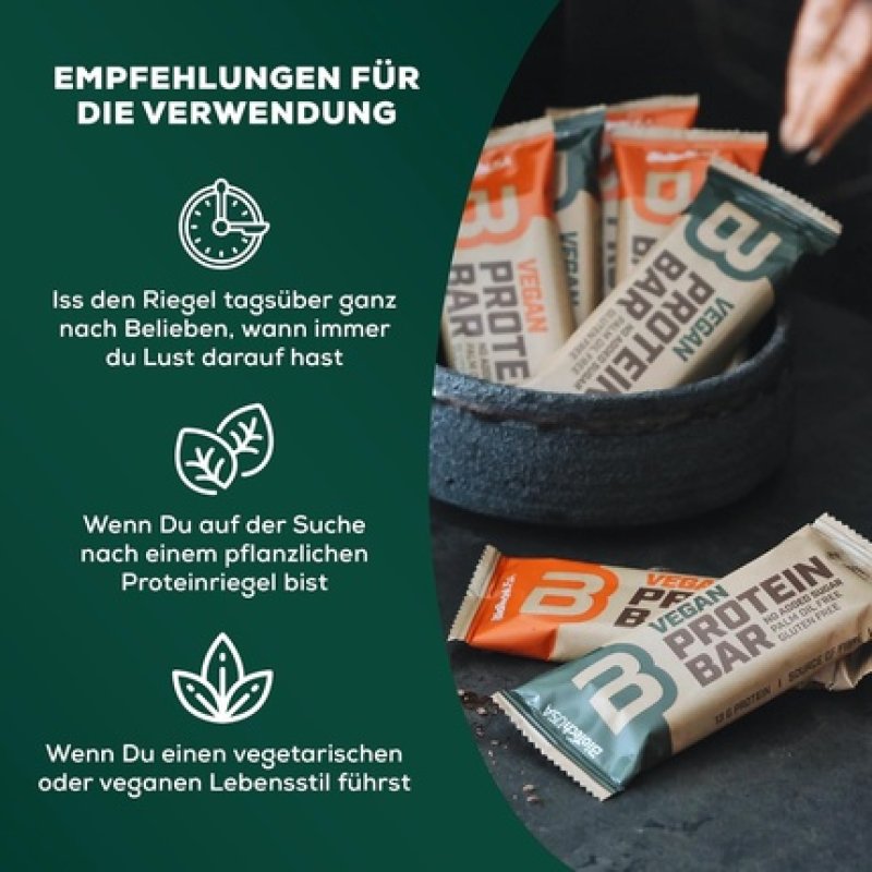 Biotechusa Vegan Protein Bar Lactose and Gluten-Free