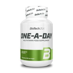 BioTech USA One a Day Multivitamin Food Supplement 100 Tablets