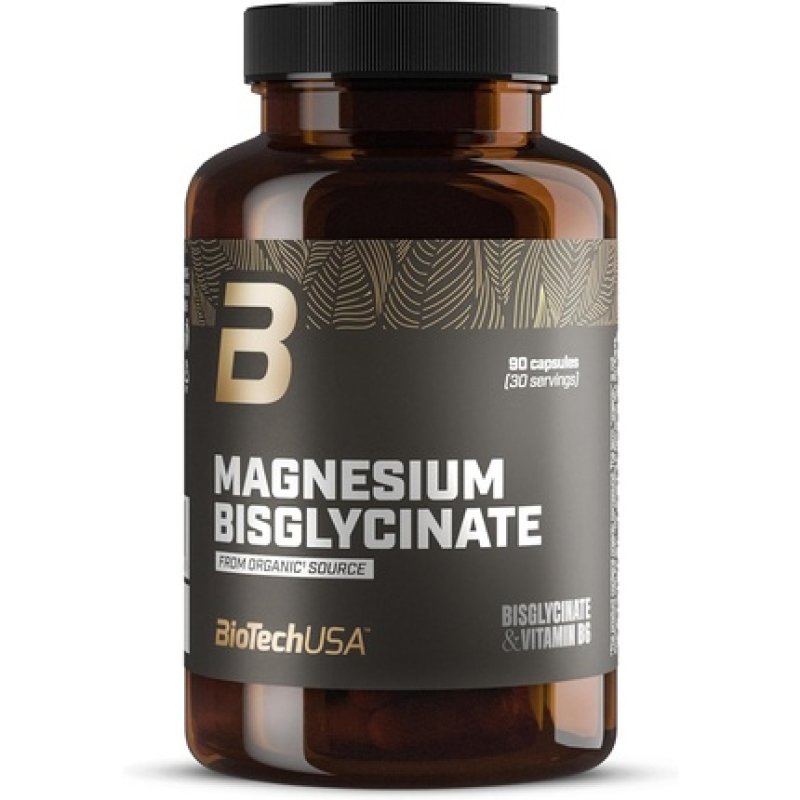 Biotechusa Magnesium Bisglycinate from Organic Sources with Vitamin B6
