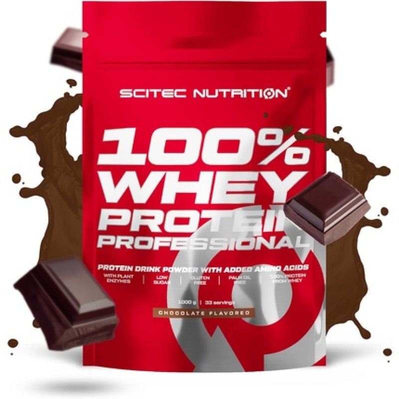 Scitec Nutrition 100% Whey Protein Professional Enhanced with Extra Amino
