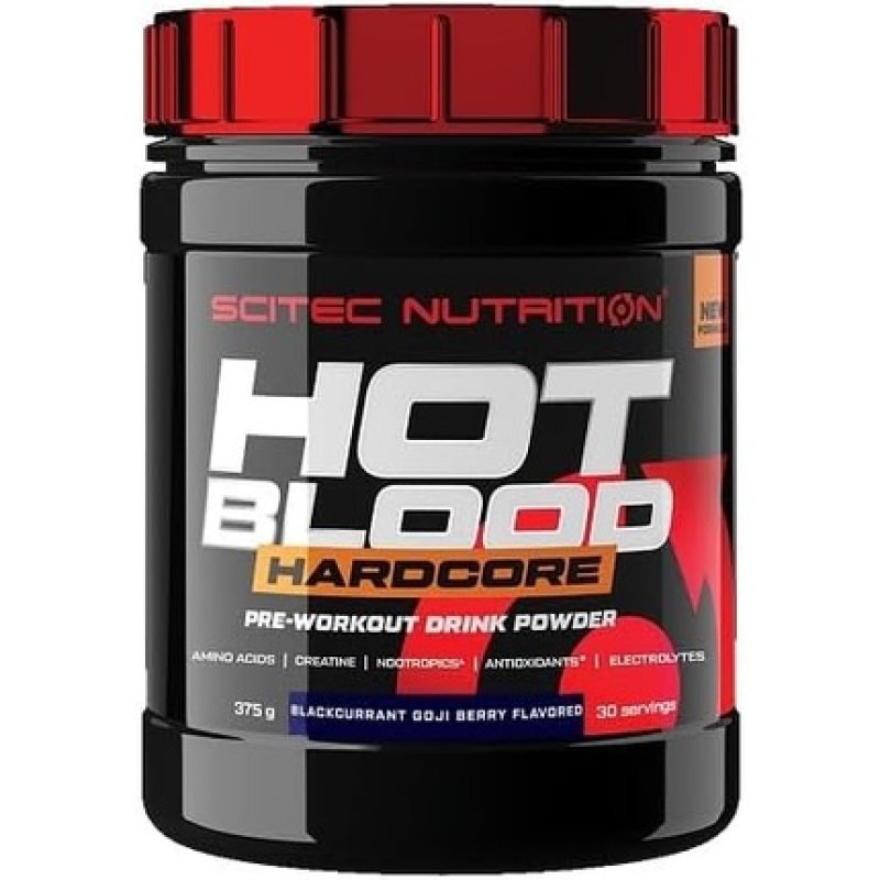 Scitec Nutrition Hot Blood Hardcore Preworkout Drink Powder with Amino Acids