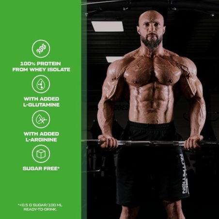 Scitec Nutrition 100% Whey Isolate Pure Protein Powder with BCAAs and Glutamine