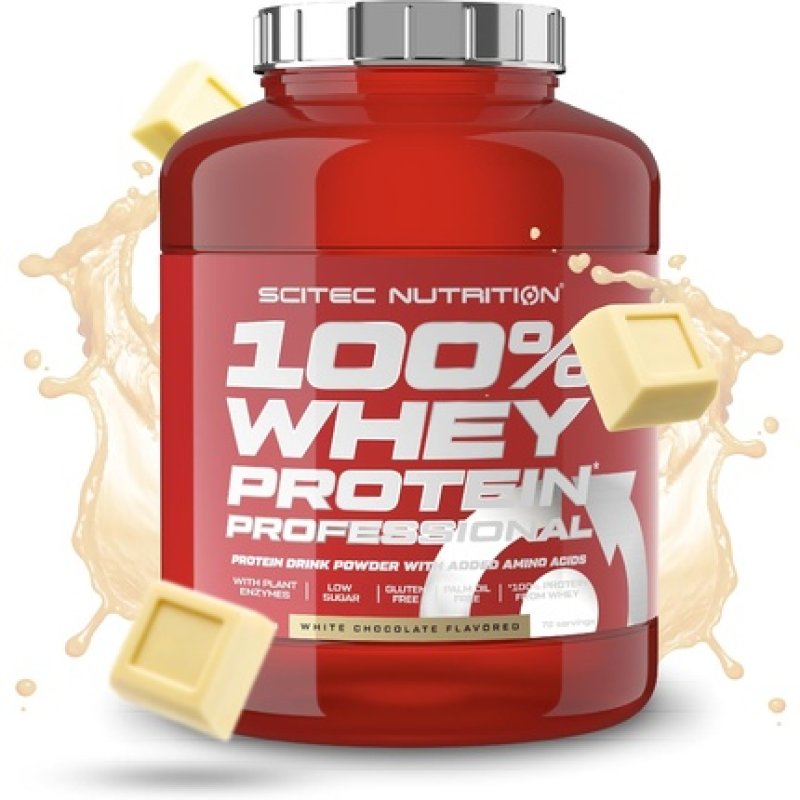 Scitec Nutrition 100% Whey Protein Professional Enhanced with Extra Amino