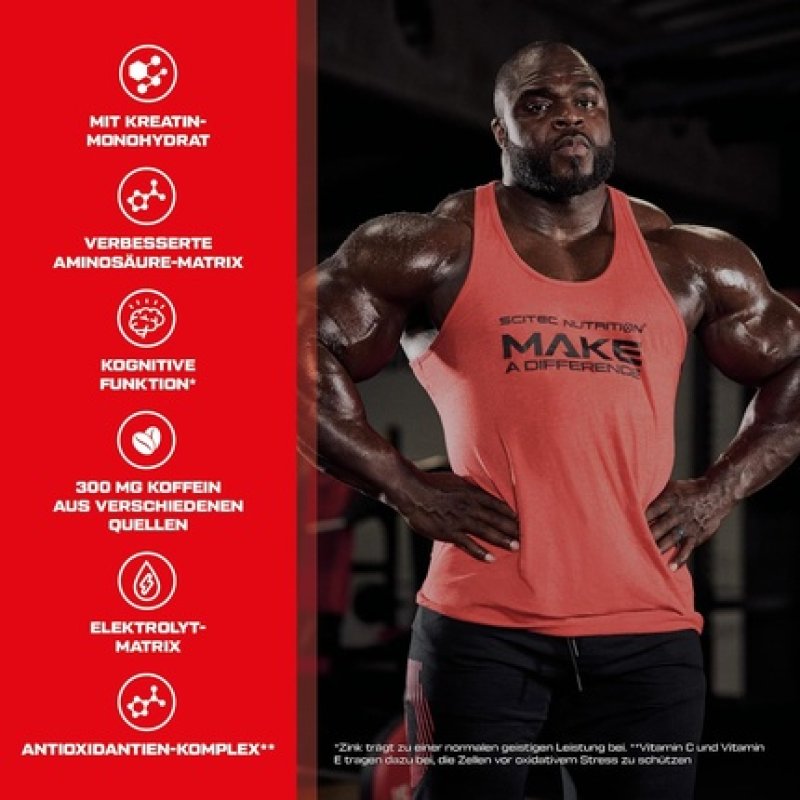 Scitec Nutrition Hot Blood Hardcore Pre-Workout Drink Powder