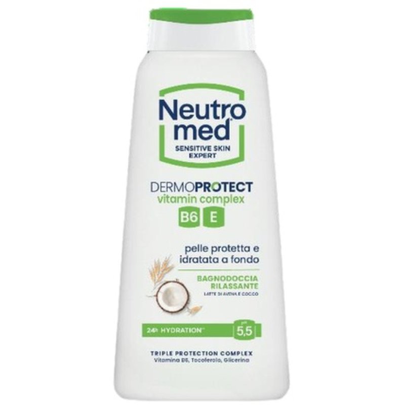 Neutromed Dermoprotect Relaxing Shower Gel Oat Milk And Coconut 600 Ml