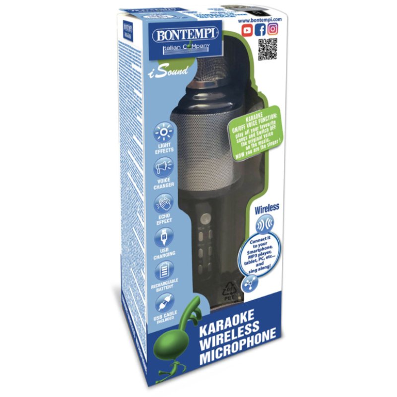 Bontempi Karaoke Wireless microphone Portable Sans fil