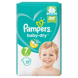 Pampers 81664567 couche jetable Garçon/Fille 7 17 pièce(s)