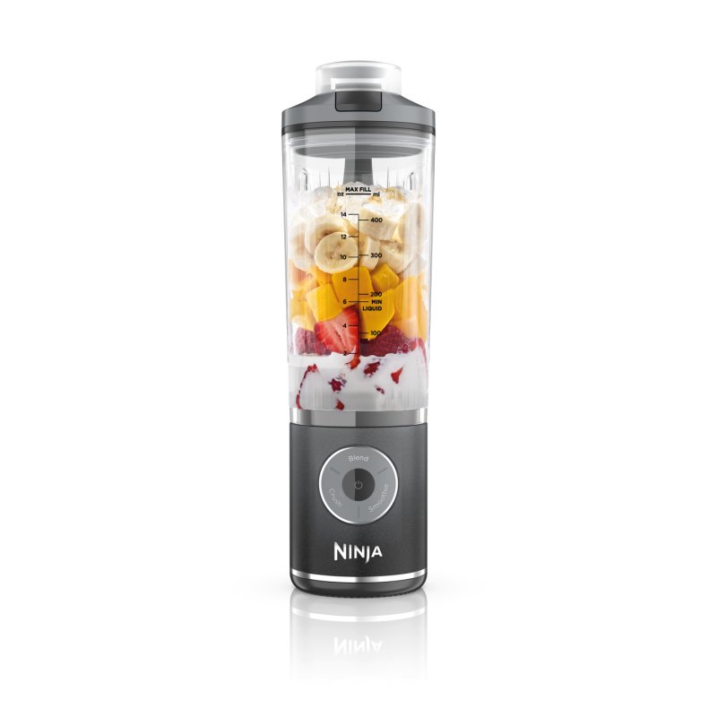 Ninja BC251EUGY blender 0.57 L Portable blender Grey, Transparent