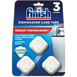 Finish In-Wash Dishwasher Cleaner Tablets 53g 3 Tablets Up to 3 Months of Clean
